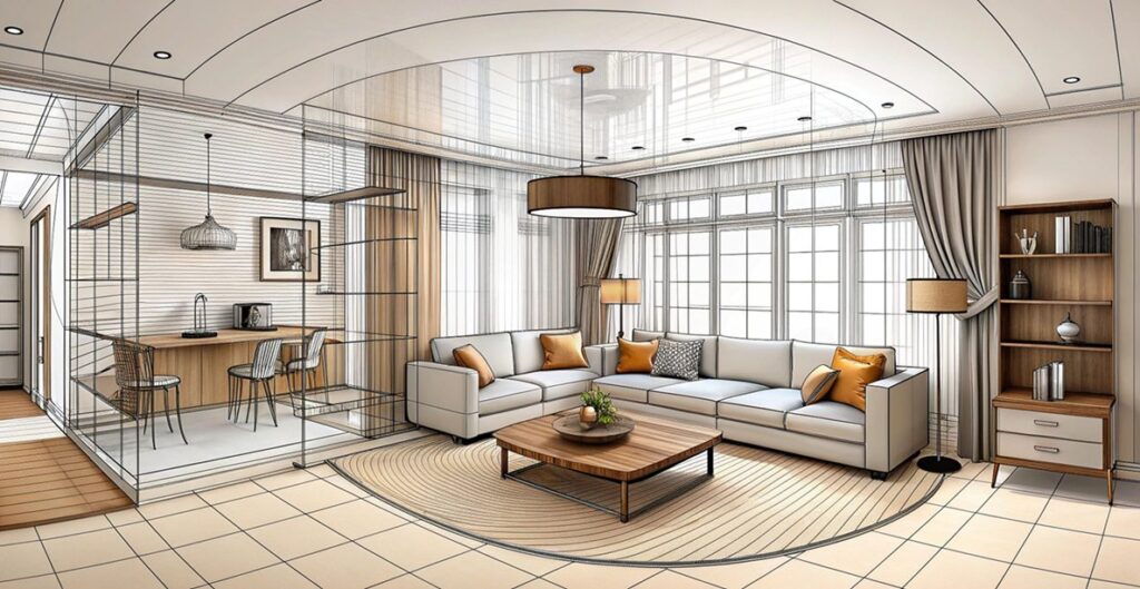 Interior Design Documentation – Space Axis